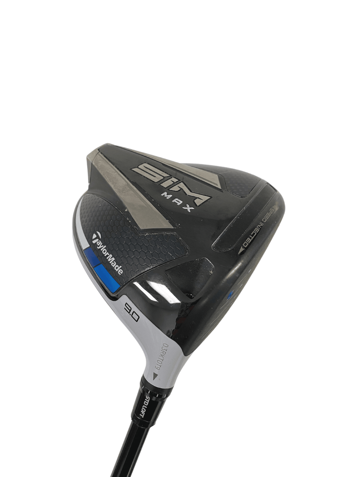 Taylormade SIM MAX 9.0* Driver, Black Even Flow 65g Stiff Flex